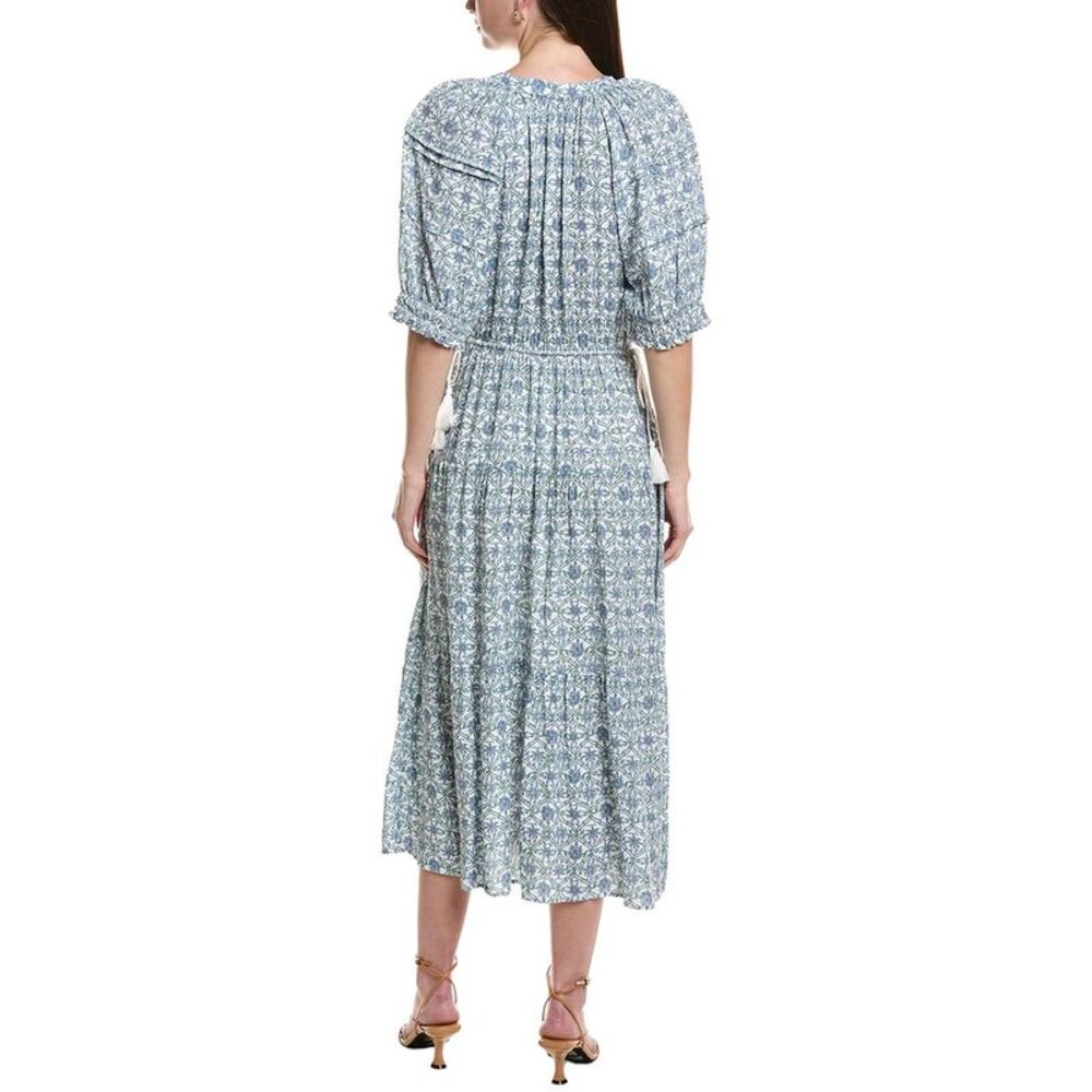 Area Stars Womens Side Tie Dress, White - Picture 2 of 3
